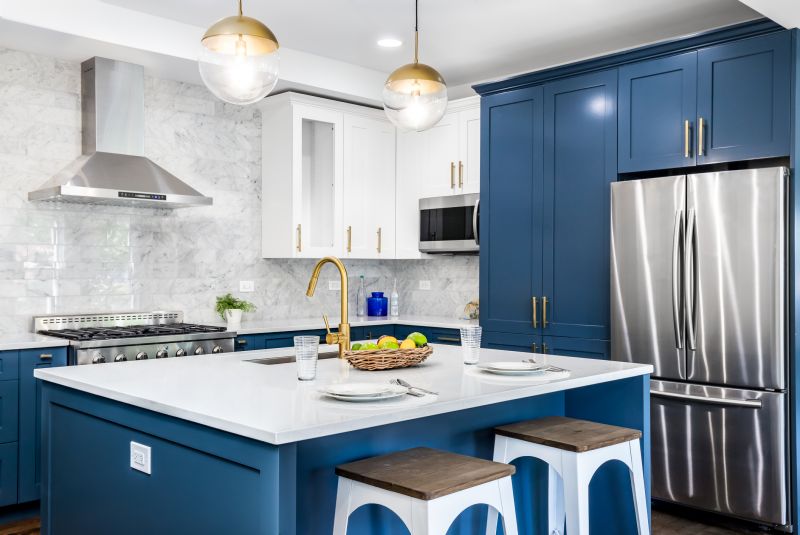 Colorful Kitchen Cabinets