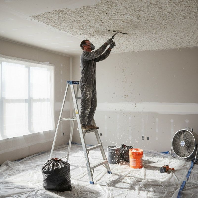 Popcorn Ceiling Removal